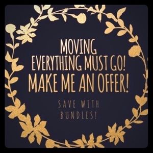 Moving soon! All reasonable offers accepted!